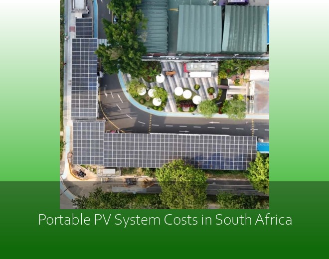 Portable PV System Costs in South Africa